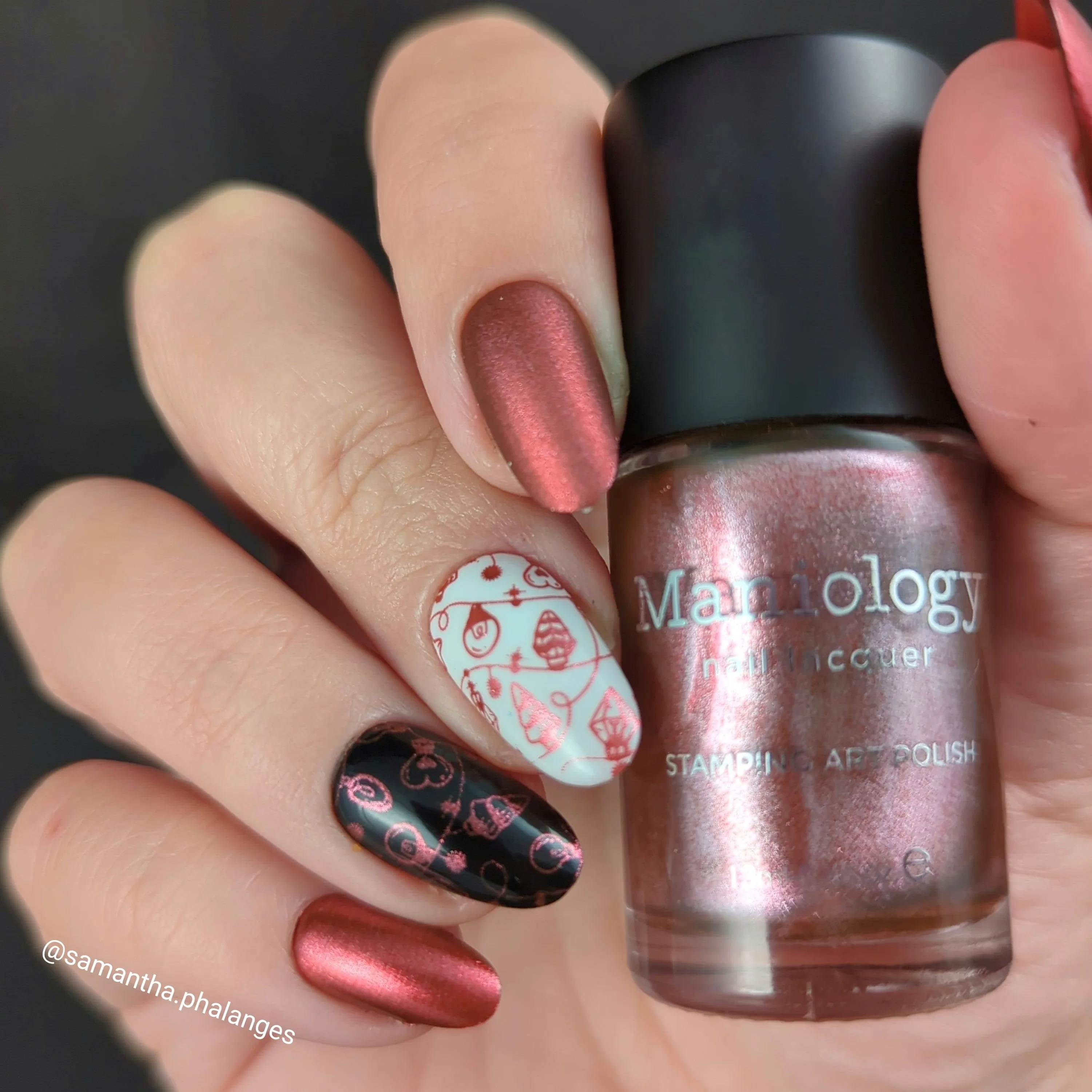 Sleigh Day: Rudolph (B496) - Red Metallic Stamping Polish