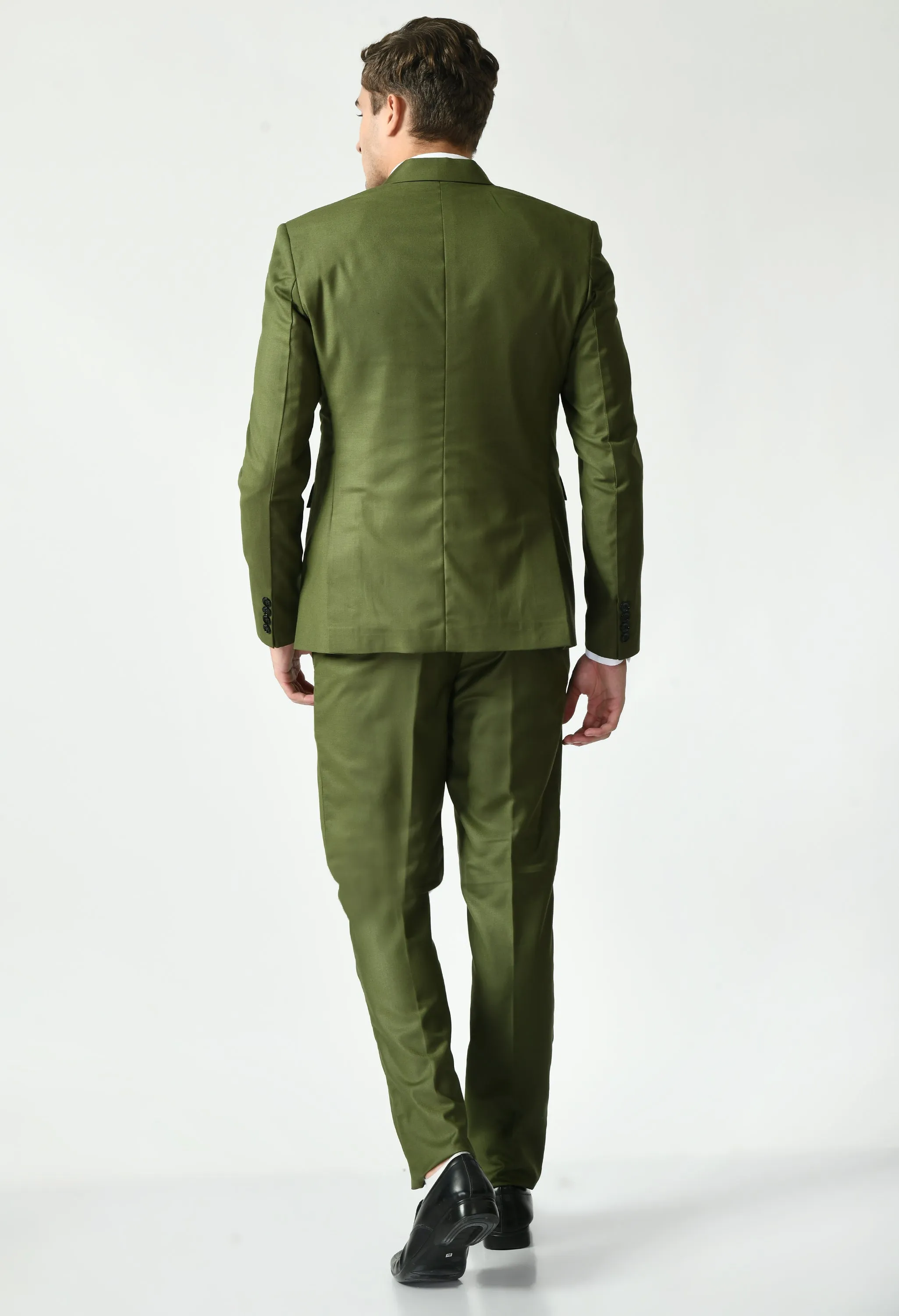 Tailored Green Slim Fit Suit Set