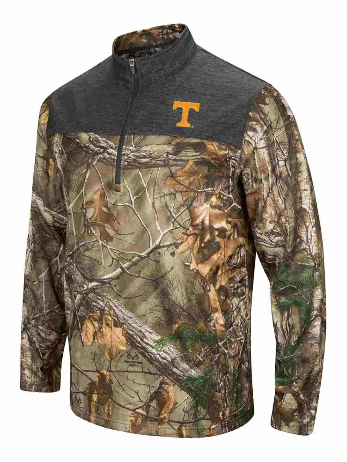 Tennessee Volunteers Colosseum Realtree Xtra Outfitter 1/4 Zip LS Pullover