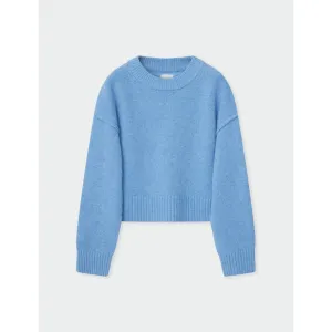 Ulrikke Blue Melange Wool Sweater.