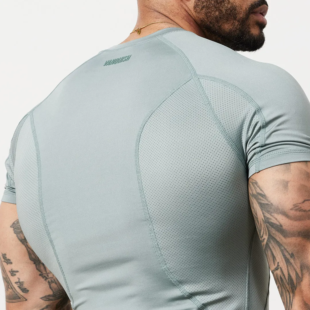 Vanquish Utility Frost Green Short Sleeve Base Layer Top