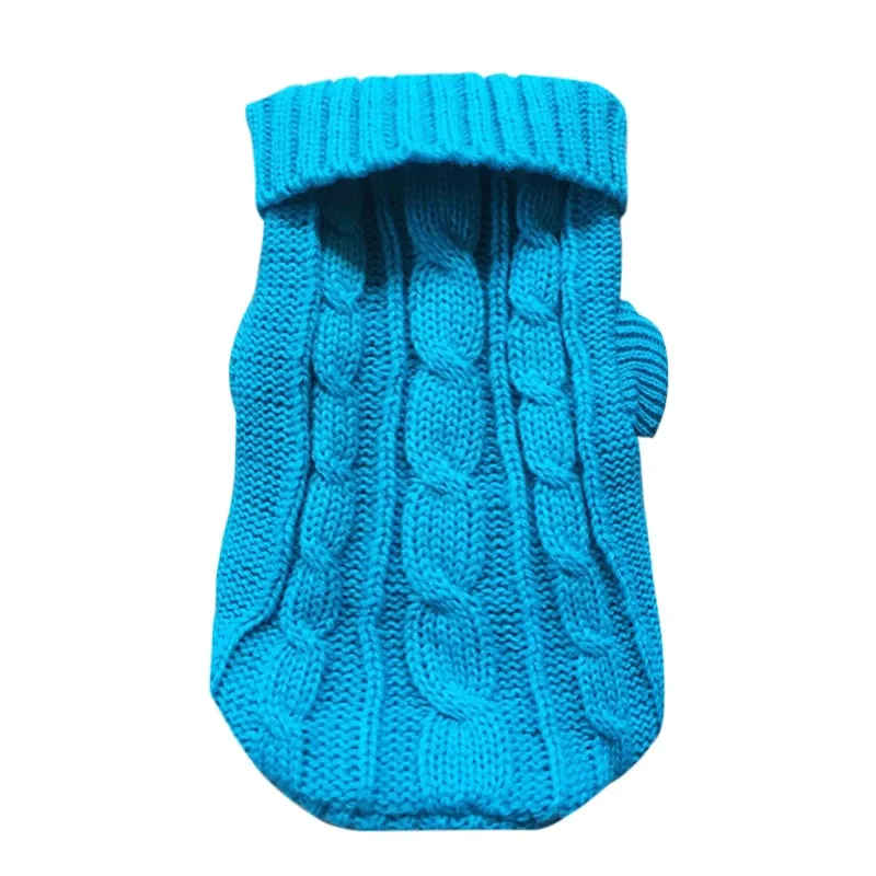 Winter Warm Dog Sweaters Pet Clothes for Small Dogs Soft Woolly Sweater