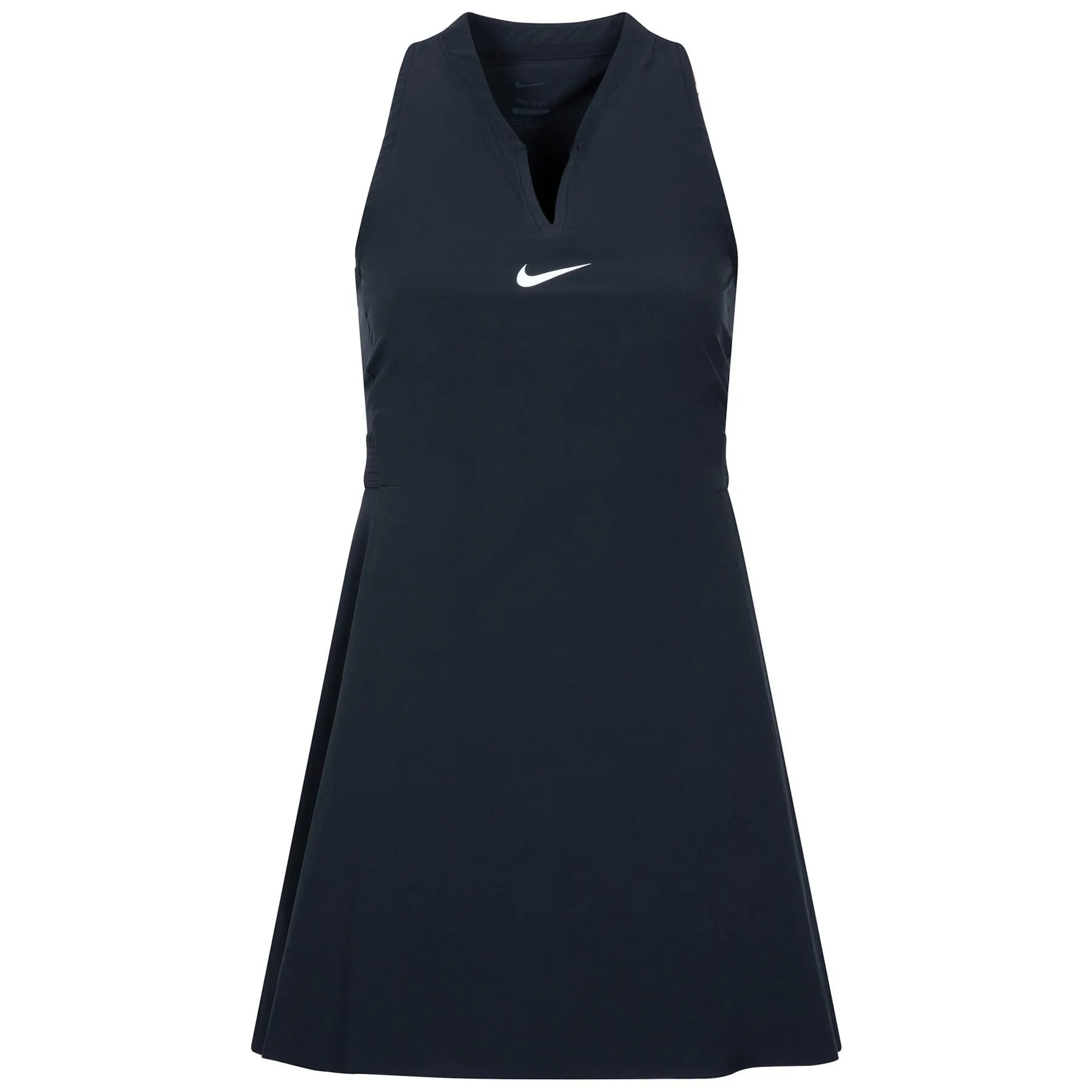 Womens Dri-FIT Advantage Dress Black/White - AW23