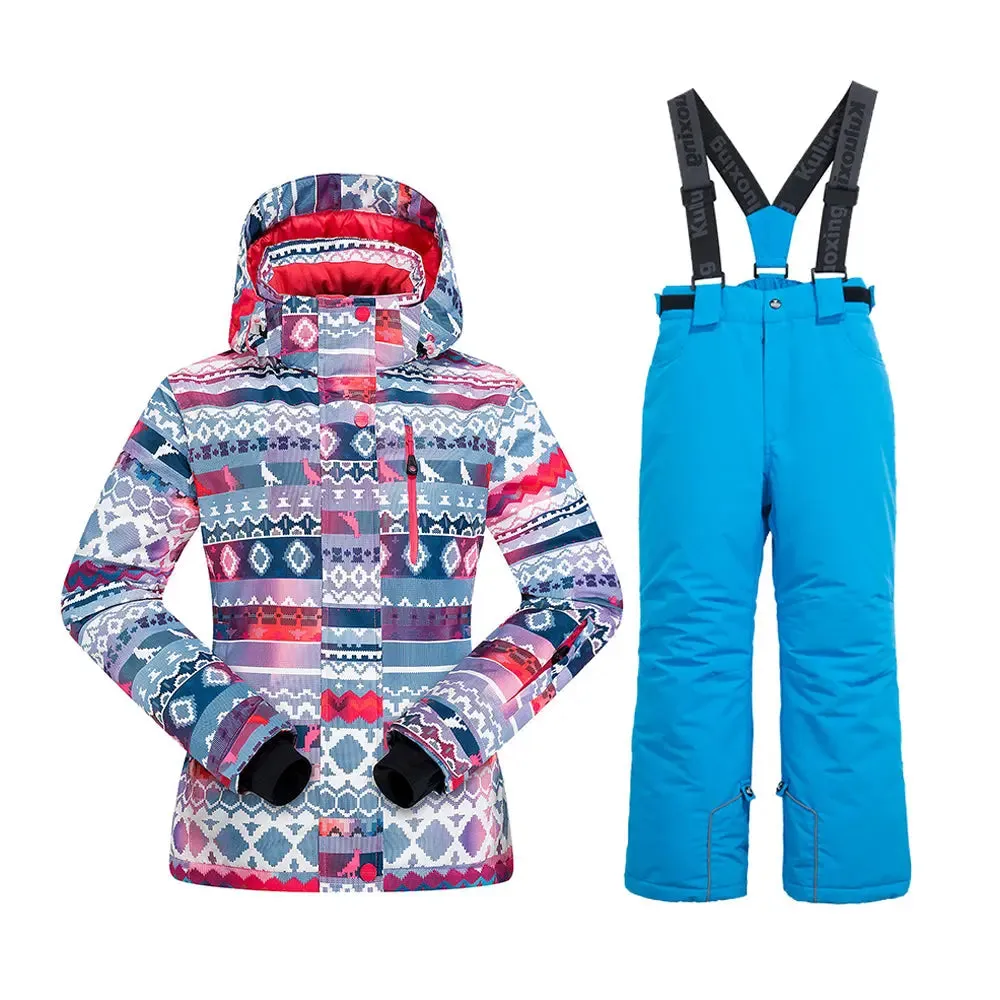 Young Kids Windproof Waterproof Ski Jacket & Pants Set